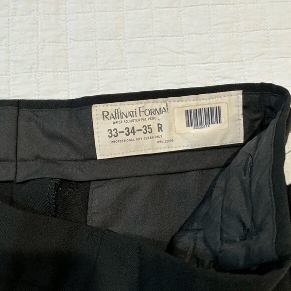 Raffinati, Formal Men's Dress Pants, size 33-34-35 Regular, Adjustable waist - Picture 3 of 7